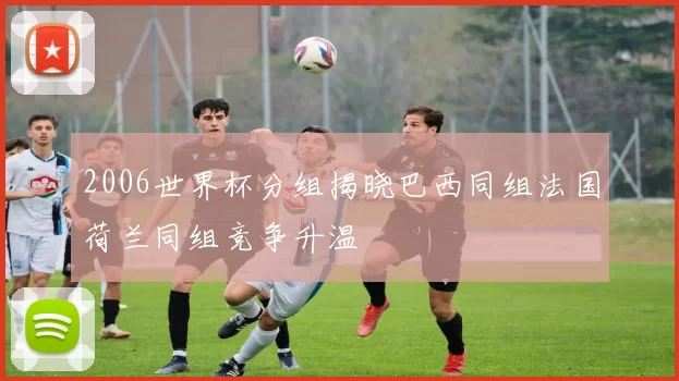2006世界杯分组揭晓巴西同组法国荷兰同组竞争升温